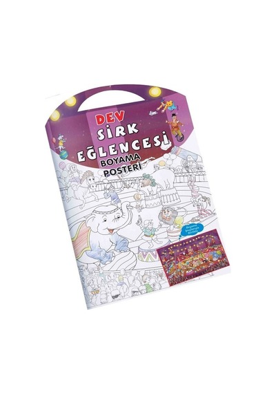 Dev Sirk Eğlencesi - Boyama Posteri