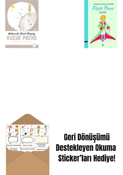Küçük Prens + Küçük Prens + Okuma Sticker'ları