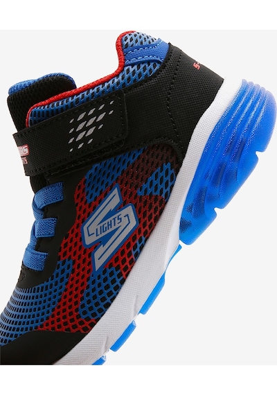 Skechers Rapid Charge - Movrux Küçük Erkek Çocuk Siyah Işıklı Bot 402032n Bkrb Siyah