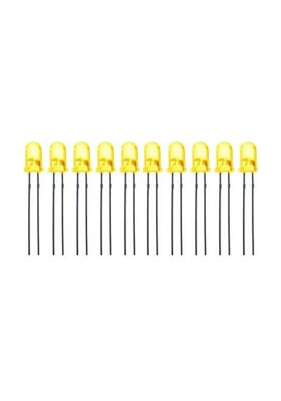 Motorobit-5Mm Sarı Led Paketi - 10 Adet