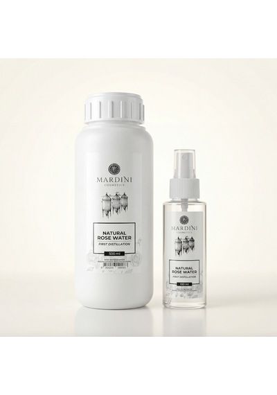 Doğal Gül Suyu 500 Ml - %100 Saf Gül Suyu & Hediye Sprey Şişe Seti