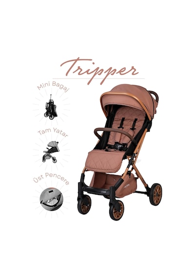 Babycare Tripper Kabin Boy Bebek Arabası - Kahverengi