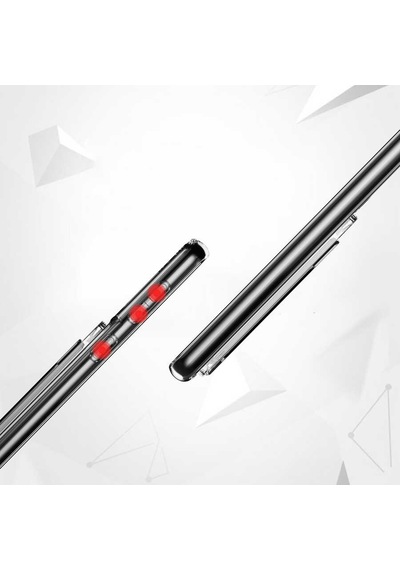 Samsung Galaxy Uyumlu S21 Kılıf Zore Kartlıklı Şeffaf Ensa Kapak