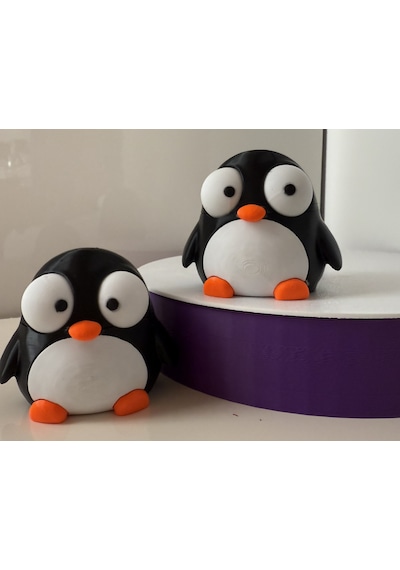 Sevimli Panda Dözleri Hareketli 3d Baskı
