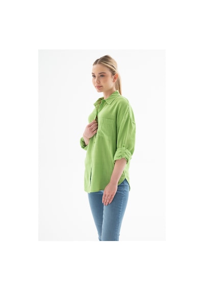 Fashion Friends Bayan Gömlek 25y0245k1 Yeşil Yeşil