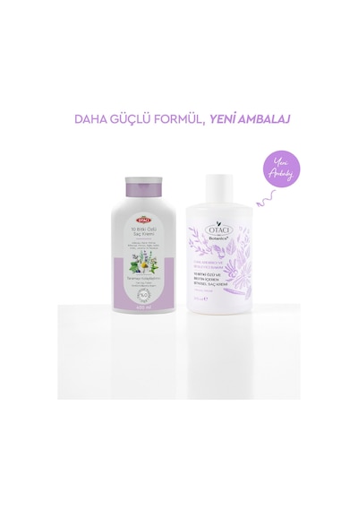 Otacı Botanics Canlandırıcı Ve Besleyici Bakım 10 Bitki Özü Ve Biotin İçeren Bitkisel Saç Kremi 375 ML