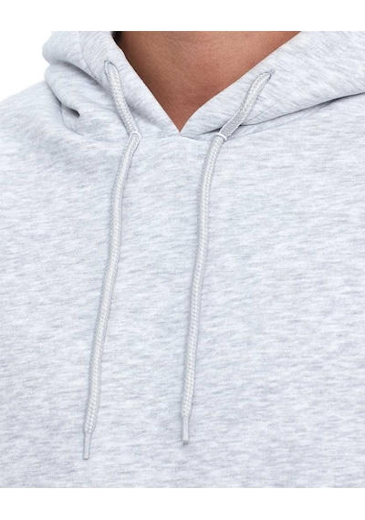 Adams Kapüşonlu Oversize Kanguru Cep Şardonlu 3 İplik Erkek Sweatshirt 001