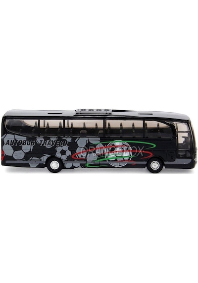 Welly 1 60 Diecast Mercedes Benz Travego Model Otobüs Siyah 52590