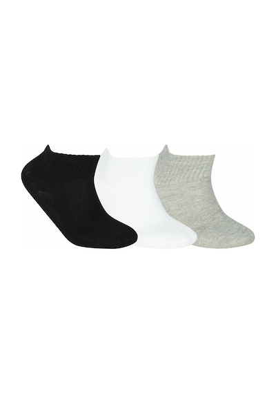 Skechers S192139-900 U Skx Nopad Mid Cut Socks 3 Pack Unisex Çora Çok Renkli