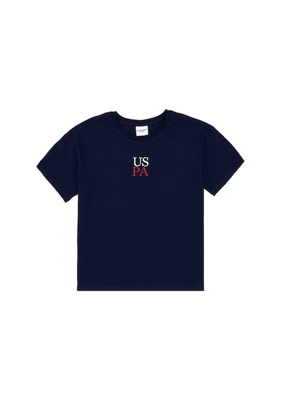 U.S. Polo Assn. Erkek Çocuk Lacivert Oversize Bisiklet Yaka Tişört 50306498-VR033 U.S. Polo Assn. Erkek Çocuk Lacivert Oversize Bisiklet Yaka Tişört 50306498-VR033