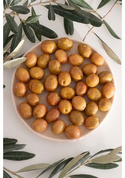 Kozoliv Doğal Ayvalık Çeşidi Kırma Yeşil Zeytin Cam 400 G