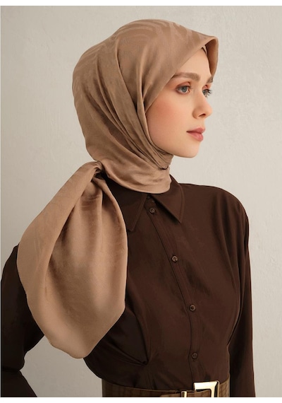 Armine S00oa0444438 05 Armine Pamora Eşarp 1 Kahverengi