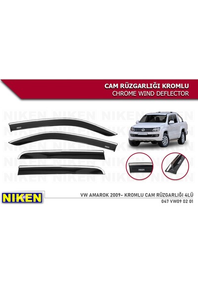 Amarok Kromlu Cam Rüzgarlığı Niken
