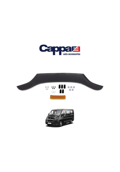 Cappafe Peugeot Boxer Ön Kaput Koruyucu Rüzgarlık 4Mm Abs 2014