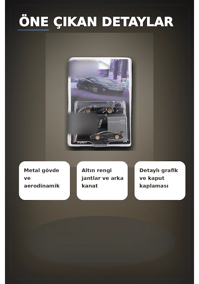 Metal Gövdeli 1/64 Ölçek Lamborghini Aventador Model Araba - Koleksiyonluk Tekli Paket Bx-313363