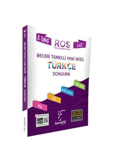 8 Sınıf Türkçe Rutin Olmayan Sorular Soru Bankası Karekök Yay