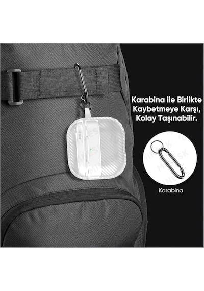 Pro 2.nesil Uyumlu Şeffaf Premium Kulaklık Kılıfı Anc Delikli Yedek Silikon Uçları S M L Ve 3 Ü 1 Arada Bluetoot Çok Renkli