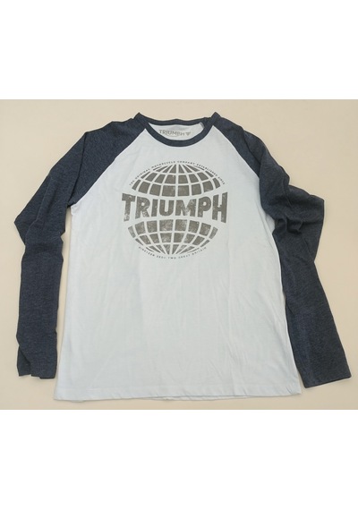 Motosiklet T-shirt TRİUMPH BİSİKLET YAKA UZUN KOL TSHİRT