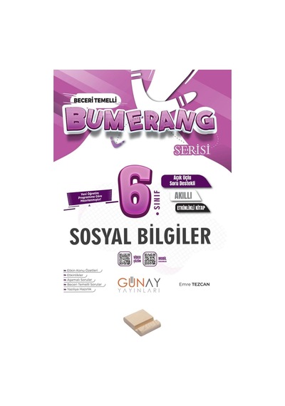 6. Sınıf Bumerang Etkinlikli Sosyal Bilgiler + Telefon Standı
