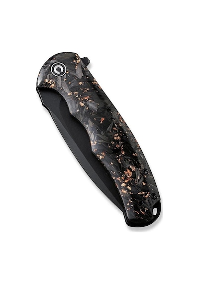 Civivi Praxis Flipper Knife Carbon Fiber & Resin Handle Kamp Çakı Çok Renkli