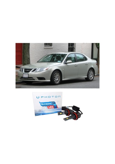 Saab 9-3 Led Xenon Uzun + Kısa Far Ampulü H4 Ultimate Yeni Seri Beyaz