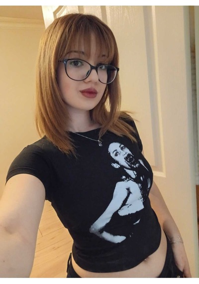 Startmore Megan Fox Baskılı Baby Tee T-shirt Siyah