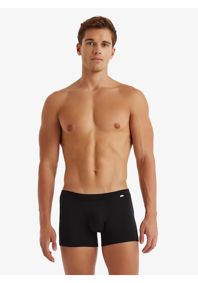 Erkek Modal Elastan Boxer Silver 9310 - Siyah Siyah