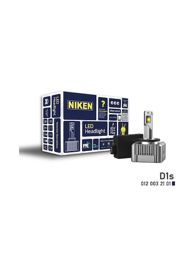 D1S Led Xenon Far Aydınlatma Seti Şimşek Etkili Niken Pro 7500Lm 2 Adet