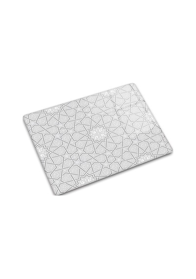 Selçuklu Motifi Desenli Cam Kesme Tahtası 30cm X 40cm