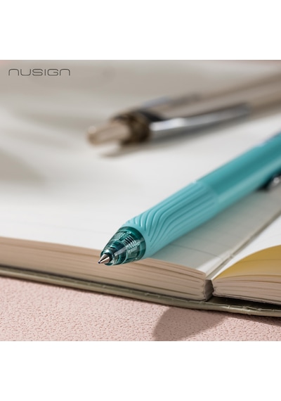 Nusıgn 0.7 Mm Jel Kalem Mavi Mürekkep Ergonomik Yazım Kalemi Blue