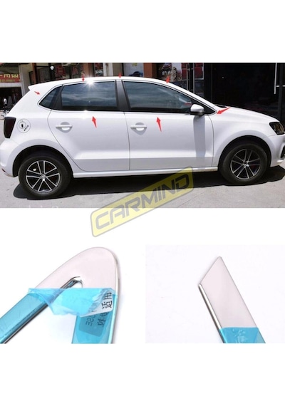 Vw Polo Krom Cam Çerçevesi Set 2009-2017 14 Parça
