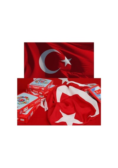 Lüks Türk Bayrağı Alpaka Kumaş Bayrak 70x105 Cm 8691731020102 Diğer
