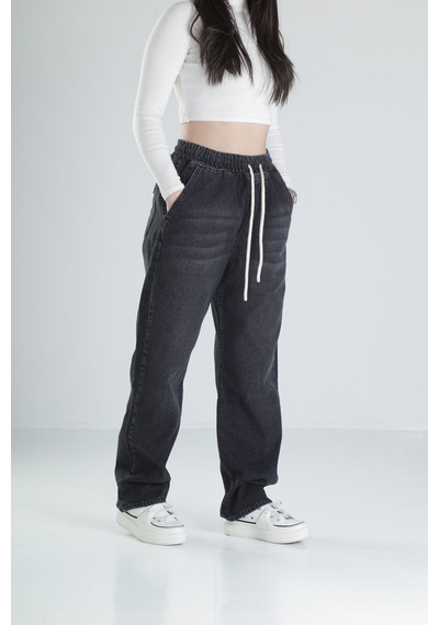 Cocopelli Siyah Baggy Kot Pantolon Coc1972 Siyah