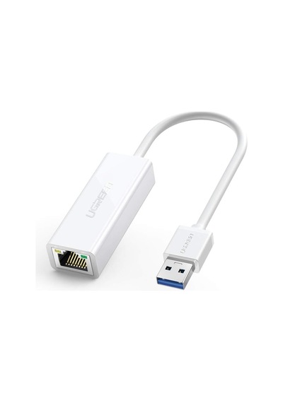 Ugreen Usb 3.0 To Rj45 Gigabit Ethernet Dönüştürücü Adaptör Beyaz
