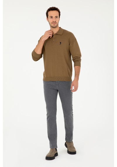 U.s. Polo Assn. Erkek Haki Kazak /triko 50293506-vr027 Haki