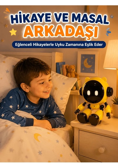 Lb Akıllı Eğitici Çocuk Robotu 40 Dil Destekli Yapay Zeka Wi-fi Uygulama Ve Sesli Sohbet