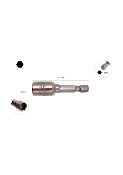 Ceta Form 8 x 42 MM Manyetik Lokma Bt0842