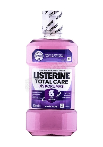3 Adet Listerine Total Care Ağız Gargara 6 Etki 1 Arada 500 Ml
