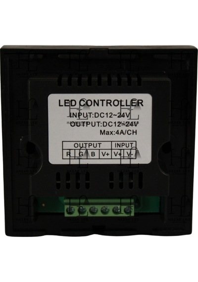 12-24v Duvar Tipi Rgb Dokunmatik Touch Panel Denetleyici Rgb Led Kontrol Ünitesi