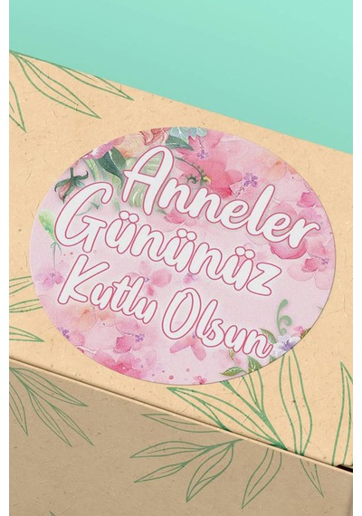 Anneler Gününüz Kutlu Olsun Sticker 3x3cm St2368 Çok Renkli