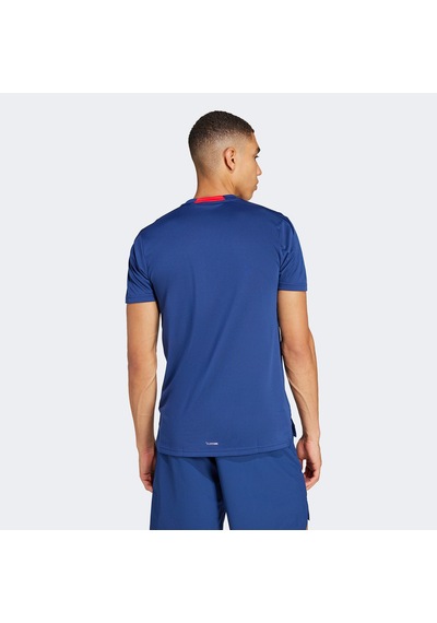 Adidas Designed For Legacy Erkek Mavi Antrenman T-shirt Jı6353 Mavi