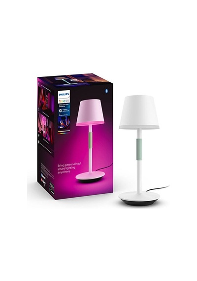 Philips Hue Go Belle Beyaz Taşınabilir Masa Lambası Beyaz