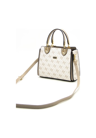 Omuz Çantası Kadın 1133-44081 Silver Polo Bayan Çantası M178 Bej-mat Kum