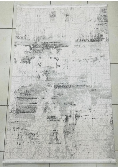 Bambu % 100 Sık Dokuma +12 Hav Yükseklikte Gri Bambusa Kesme Halı