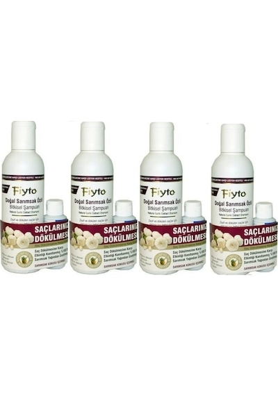 Fiyto Doğal Sarımsak Özlü Bitkisel Şampuan 4 x 500 ML