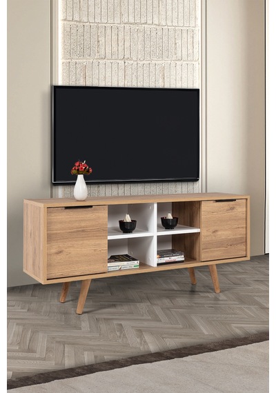 3321 Sina 130 Cm Ahşap Ayaklı , Metal Kulplu Tv Ünitesi , Sepet - Beyaz , Tv Sehpası , Salon Diğer 3321 Sina 130 Cm Ahşap Ayaklı , Metal Kulplu Tv Ünitesi , Sepet - Beyaz , Tv Sehpası , Salon Diğer