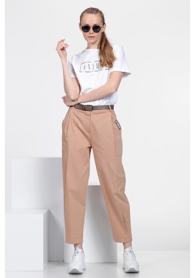 Straight Pantolon Vizon
