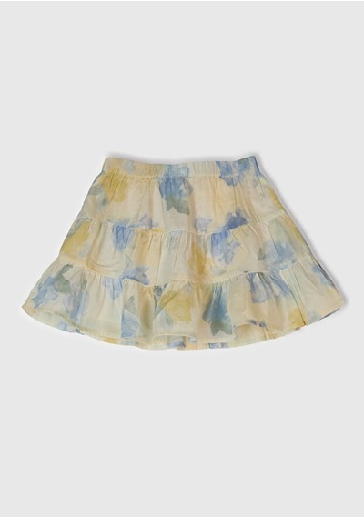 Benetton Kız Bebek Batik Etek Sarı