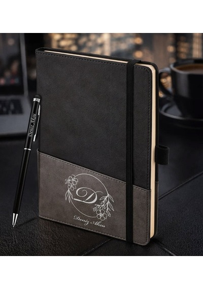 Bk Gift Kişiye Özel Siyah Termo Deri Defter Ve Touchpen Kalem Seti -7, Kurumsal Ve Özel Hediye, Yeni İş Hediyesi Kobitmeyencom35970 Bk Gift