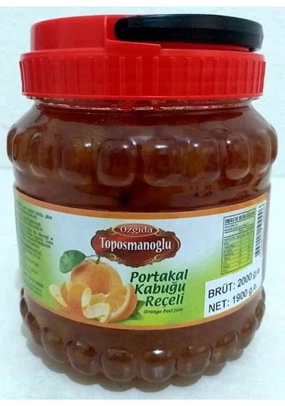 Özgıda Toposmanoğlu Portakal Kabuğu Reçeli 6 x 2 KG